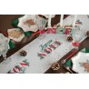 Chemin de table Noël pain d'épices, 28cmx3m Chemin de table Noël pain d'épices, 28cmx3m