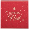10 Serviettes Flocon d'or rouge, 33x33cm 3plis 10 Serviettes Flocon d'or rouge, 33x33cm 3plis