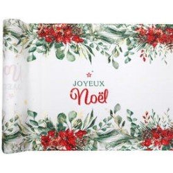 Chemin de table Bouquet d'hiver, 27cmx3m