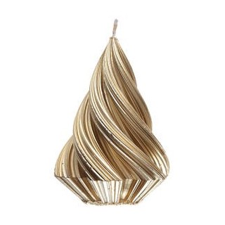 Bougie Sapin élégant or