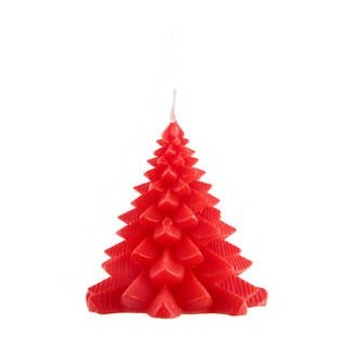 Bougie Sapin Rouge
