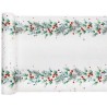 Runner da tavolo con agrifoglio stellato, 28 cm x 3 m Runner da tavolo con agrifoglio stellato, 28 cm x 3 m