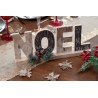 Lettere di Natale in corteccia naturale 29,5x5x17cm Lettere di Natale in corteccia naturale 29,5x5x17cm