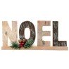 Lettres Noël écorce nature 29,5x5x17cm