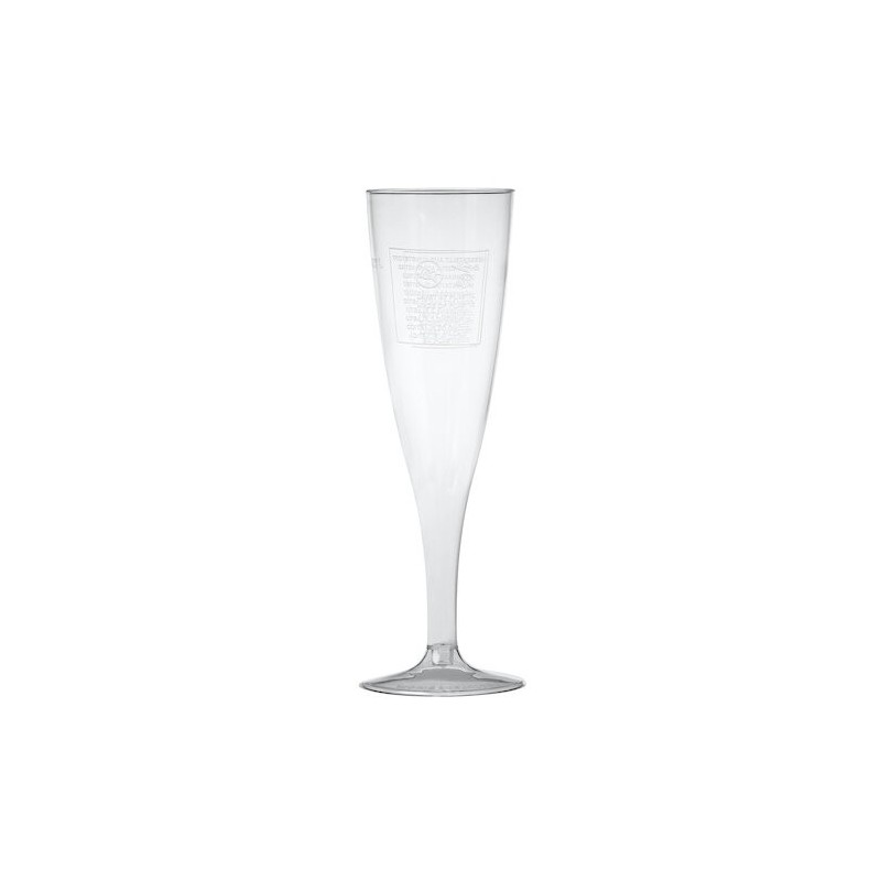 10 Flûtes à champagne avec pied, naturesse étalonné 1dl 10 Flûtes à champagne avec pied, naturesse étalonné 1dl