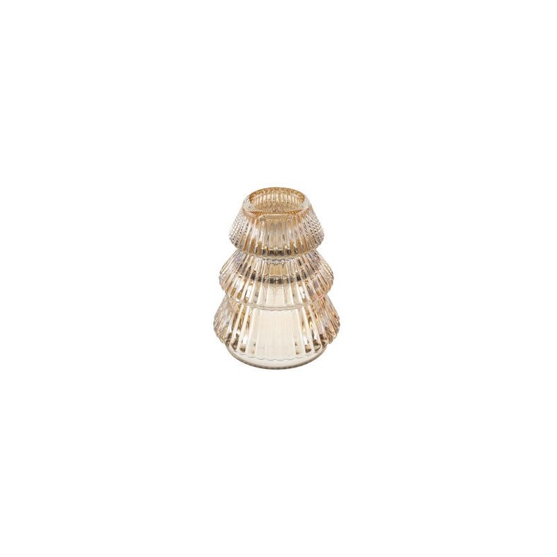 Kleiner goldener Kerzenhalter in Baumform Kleiner goldener Kerzenhalter in Baumform