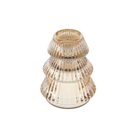 Petit bougeoir sapin or