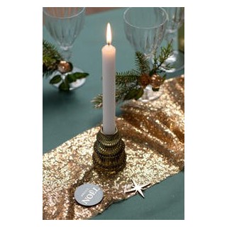 Petit bougeoir sapin vert