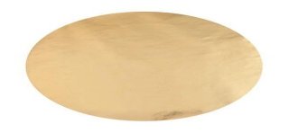 6 Sets de table brillant or diam. 34cm