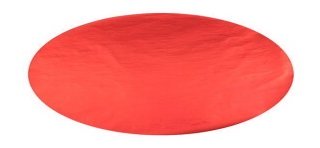 6 Sets de table brillant rouge diam. 34cm