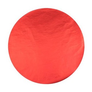 6 tovagliette rosse lucide, diam. 34cm