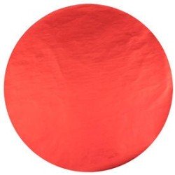 6 tovagliette rosse lucide, diam. 34cm