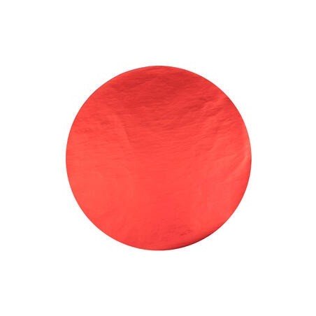 6 Sets de table brillant rouge diam. 34cm