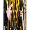 Tenda con frange metalliche, bicolore Nero/oro Tenda con frange metalliche, bicolore Nero/oro