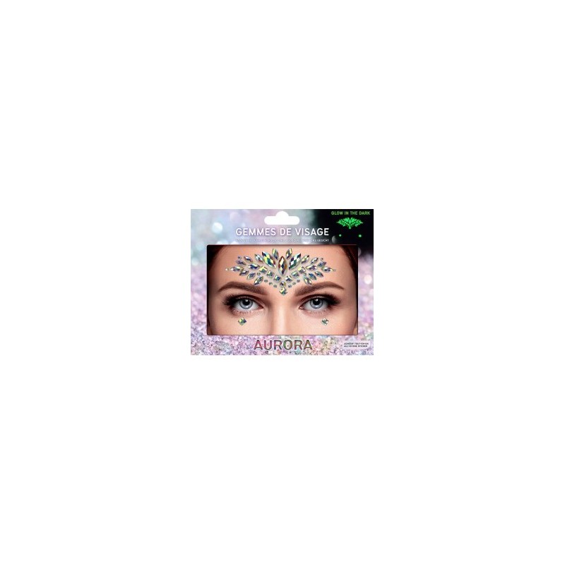 Bijoux de visage AURORA GLOW IN THE DARK Bijoux de visage AURORA GLOW IN THE DARK