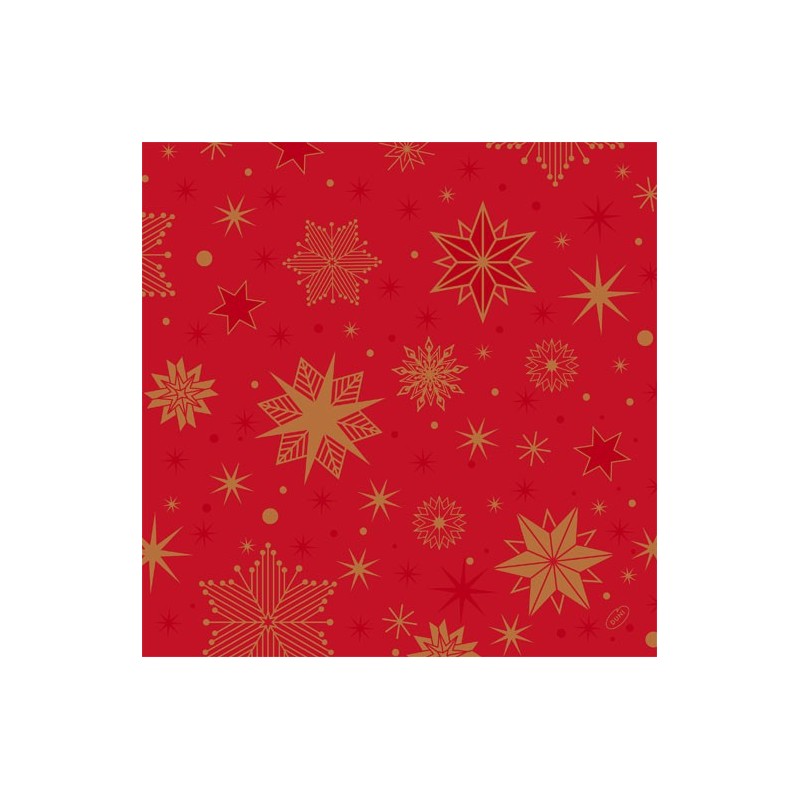 50 ServietteS ouate 40 x 40 cm Stargazing Red 50 ServietteS ouate 40 x 40 cm Stargazing Red