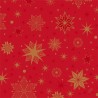 50 ServietteS ouate 40 x 40 cm Stargazing Red