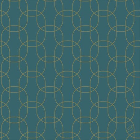 60 Serviettes Dunisoft 40 x 40 cm Golden Deco