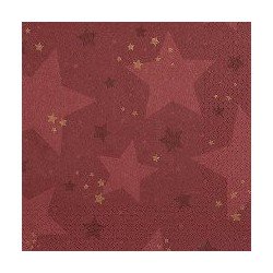20 tovaglioli 33x33cm stella rossa