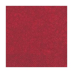 20 tovaglioli 40x40cm bordeaux moderno