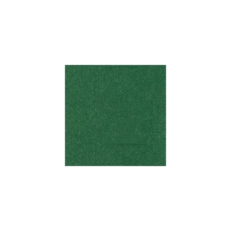 20 tovaglioli 40x40cm verde scuro moderno