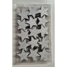 Set di 60 stelle 3,9 cm, legno argentato Set di 60 stelle 3,9 cm, legno argentato