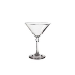 1 bicchiere da cocktail trasparente da 20 cl