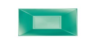 25 assiettes creuses,18x18 cm, vert foncé