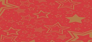 12 Serviettes Bio Dunisoft 40x40cm Holiday Star Red
