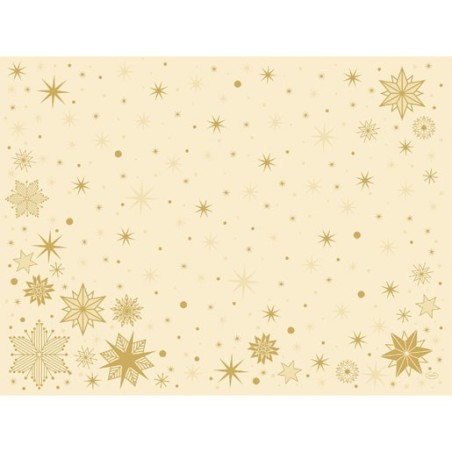 10 Sets de table Bio Dunicel 30x40 cm Stargazing Cream