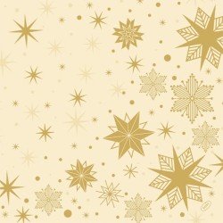45 Serviettes Dunilin 40x40cm Stargazing Cream