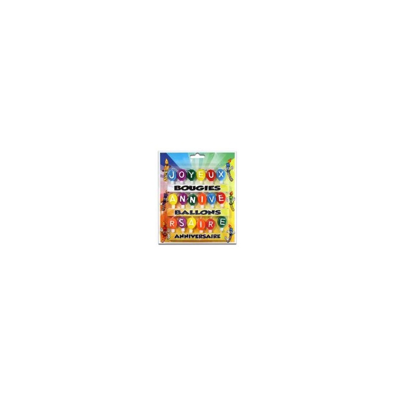 Kerzen Ballons "Joyeux anniversaire" Kerzen Ballons "Joyeux anniversaire"