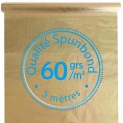 Rouleau de nappe Harmony métallique 1.20x5m, Or