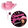 Chapeau Girly Miss Anniversaire Rose