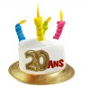 1 Chapeau anniversaire avec âge
