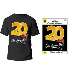 T-Shirt „Wir feiern 20 Jahre“