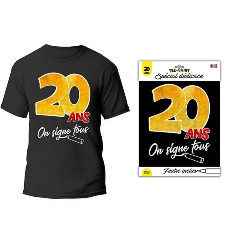 T-Shirt „Wir feiern 20 Jahre“