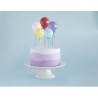 Kuchendekoration – Cake Topper mit 5 Mini-Luftballons, 12,7 cm