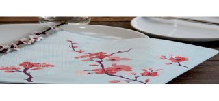 50 Serviettes ouate classic, 40x40cm Cherry Breeze Blue