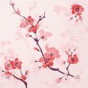 50 Servietten aus Watte 33 x 33 cm Cherry Breeze Pink 3-lagig