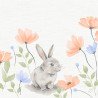 50 Serviettes ouate 40 x 40 cm Bunny Bloom