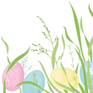 20 Linclass-Servietten „Ostern“, 40 x 40 cm, 1/4-lagig