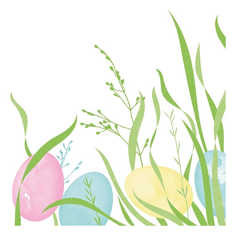 20 Linclass-Servietten „Ostern“, 40 x 40 cm, 1/4-lagig