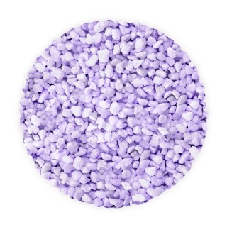 Gravillons couleur parme, 400 grs