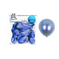 Beutel mit 25 kupferfarbenen Chrom-Luftballons, 30 cm