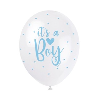 GEMISCHTE PERLMUTT-LUFTBALLONS „IT'S A BOY“ – Junge
