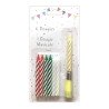 BOUGIE MUSICALE + 6 BOUGIES MULTICOLORES
