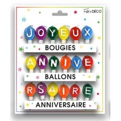 Bougies anniversaire