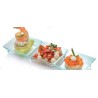 Verrine trio, vert d'eau, 190 x 63 x 18 mm Verrine trio, vert d'eau, 190 x 63 x 18 mm