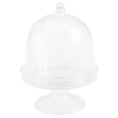 Boîte cloche, 5,5 x 8 cm, transparent, sachet de 4 pièces